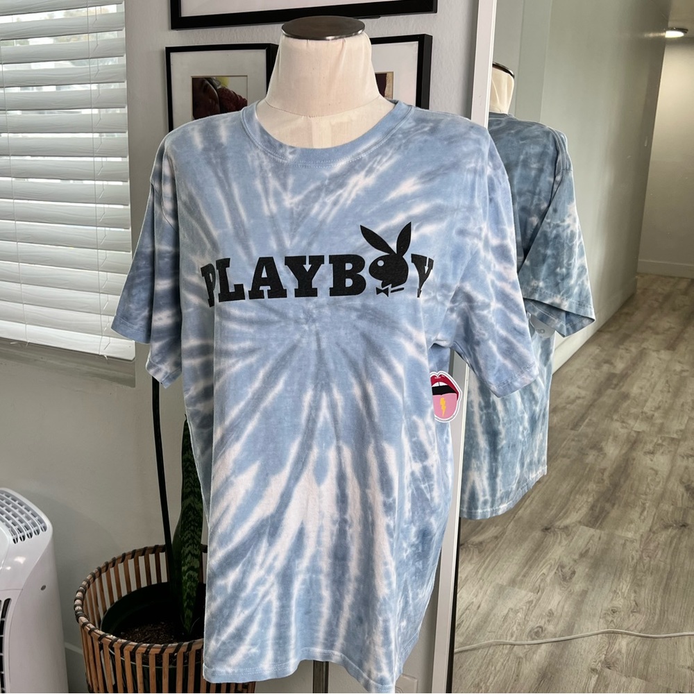Playboy graphic tie dye tshirt